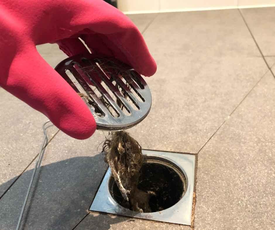 Clearing a clogged household drain